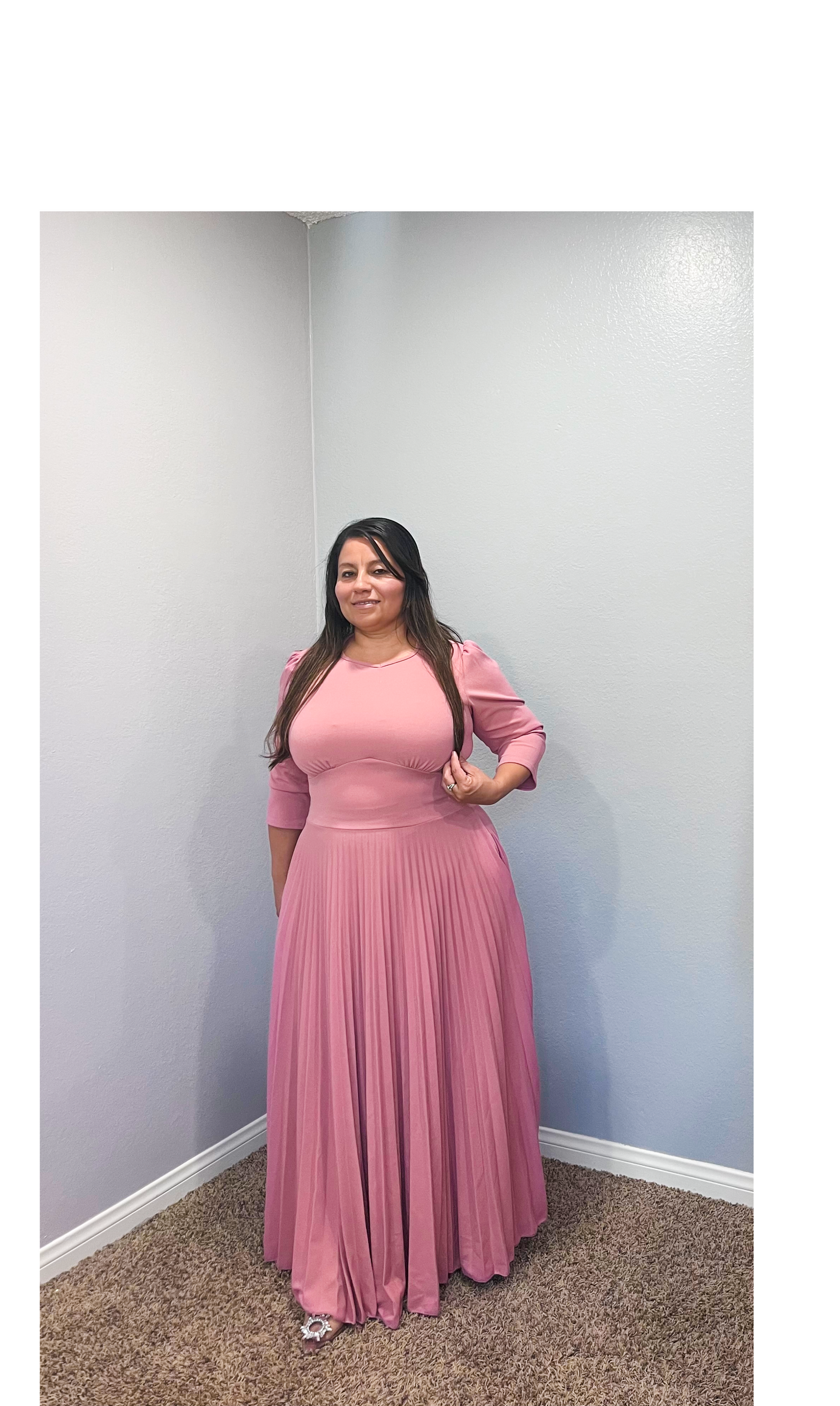 Vestido Noemí Palo de Rosa