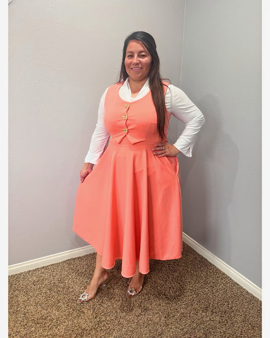 Overol Color Melón.