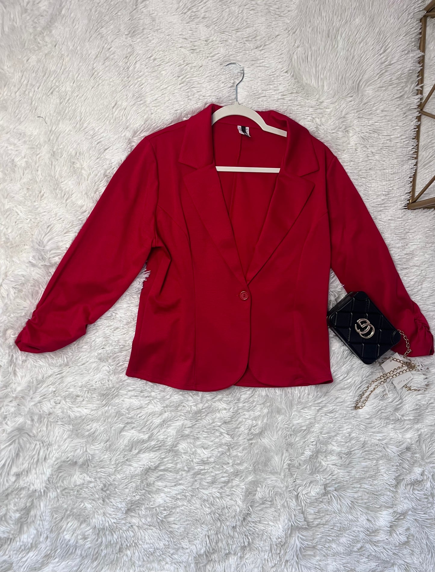 BLAZER COLOR ROJO