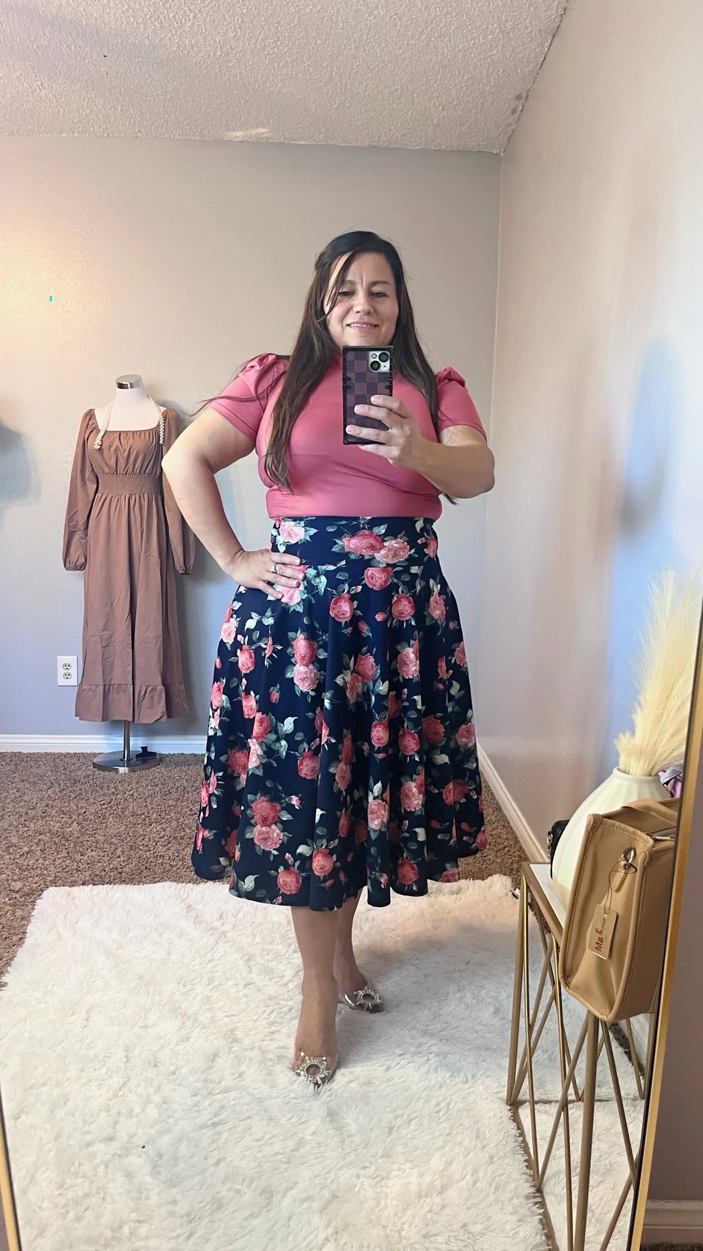 FLOR MIDI SKIRT