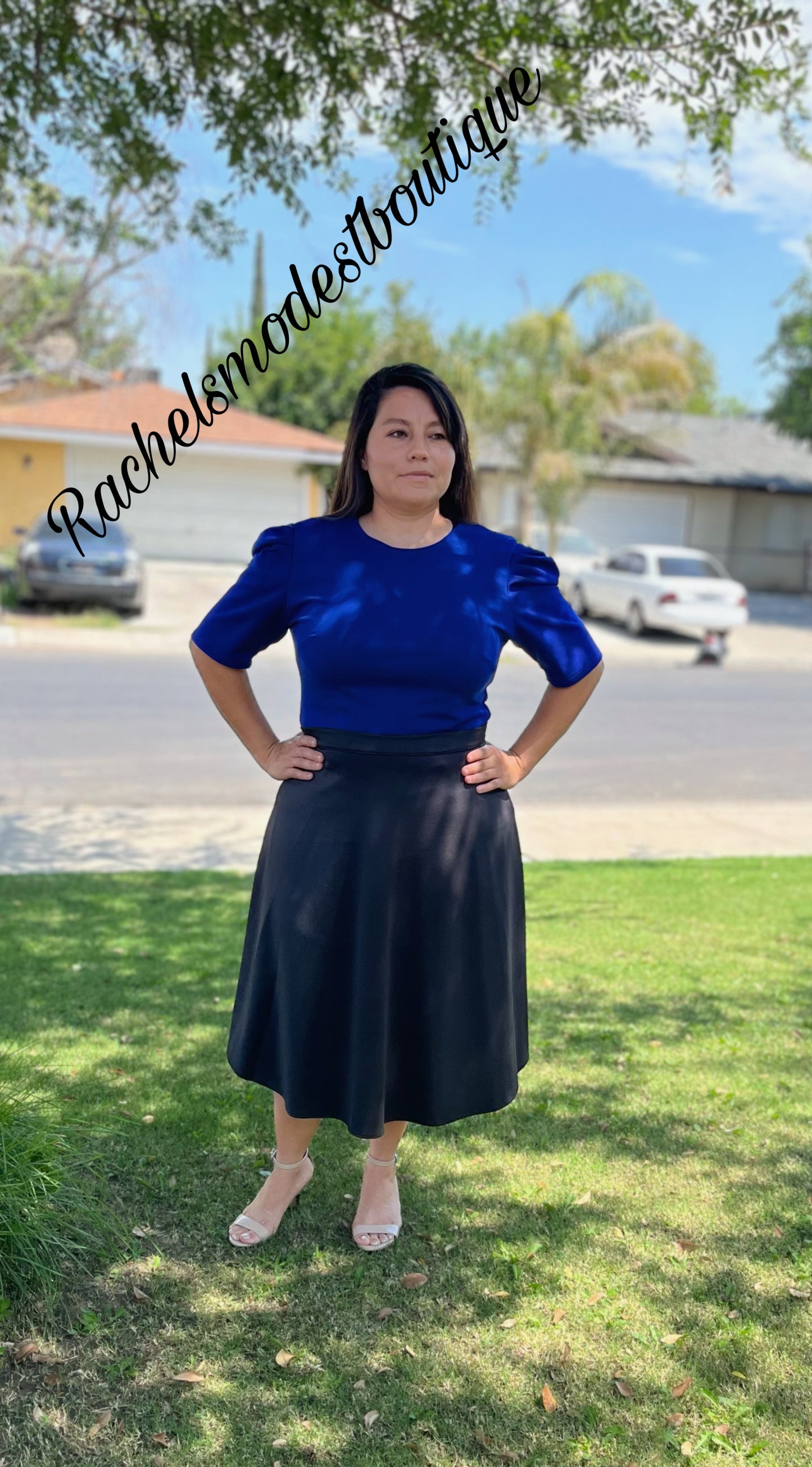 Sleeve Princess Blue Top