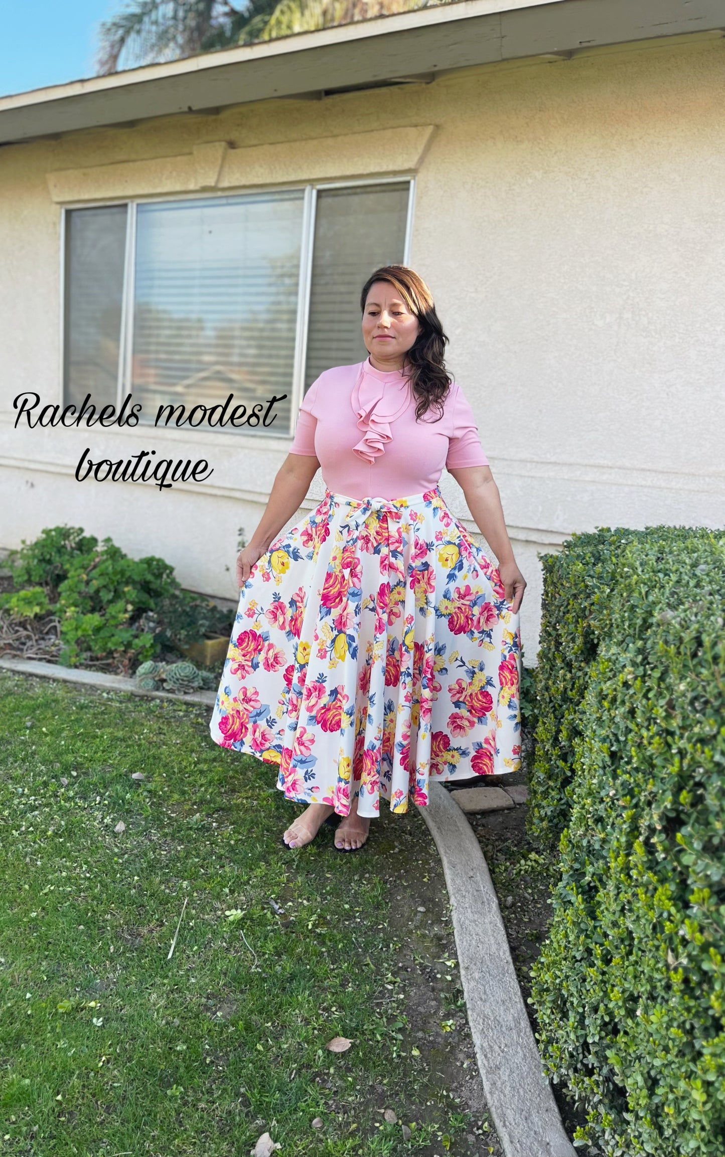 SARAI ROSA MIDI DRESS