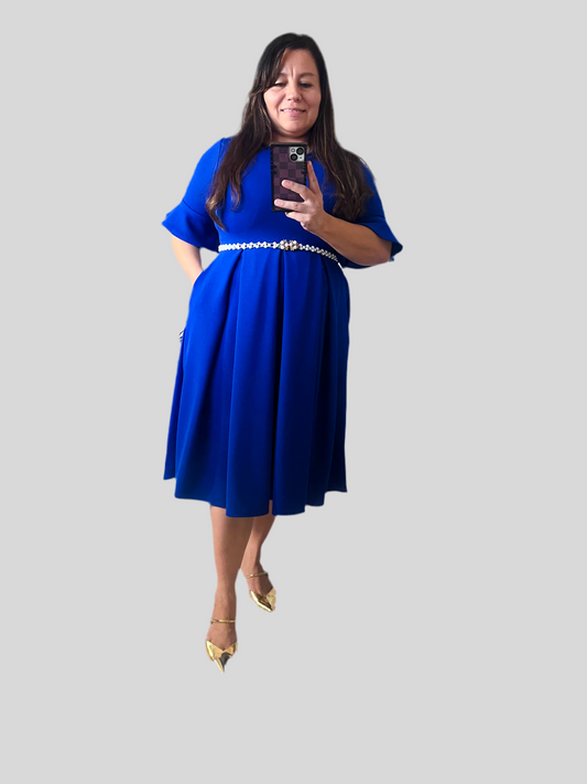Vestido Laly Azul