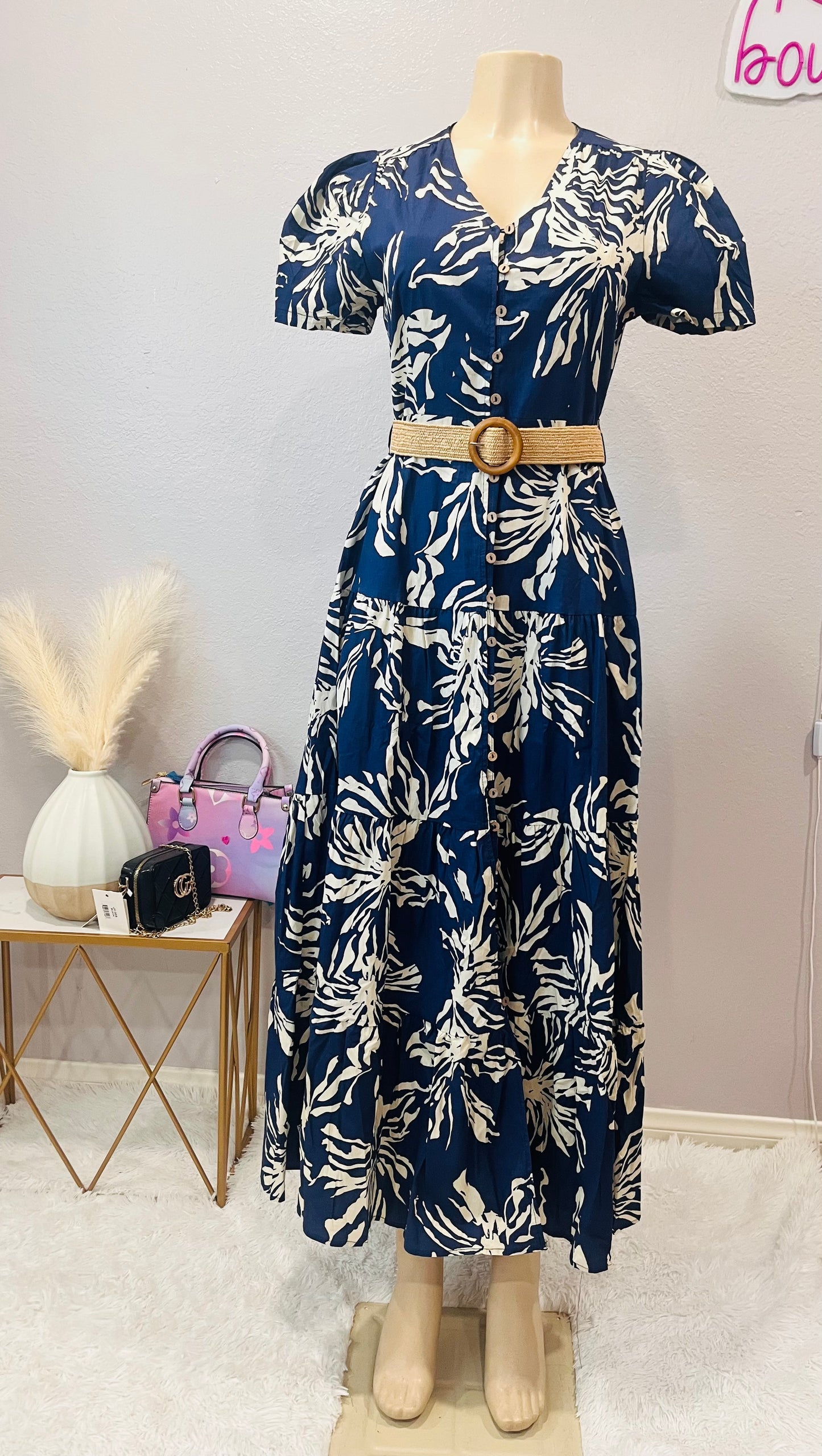 Vestido Azul Marino