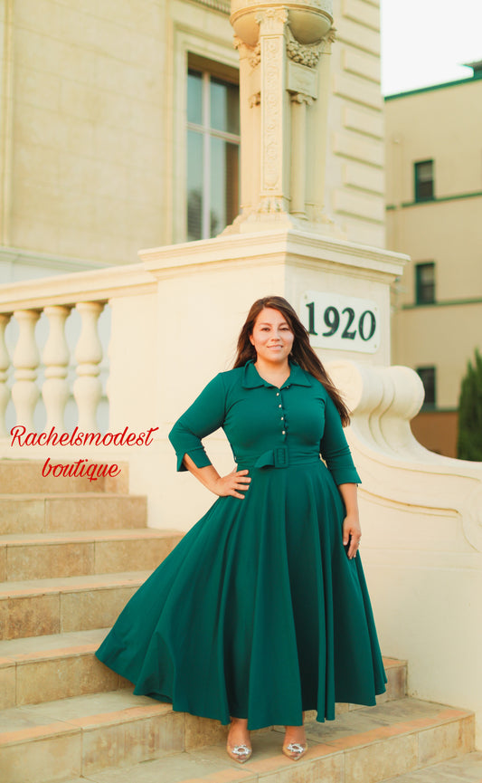 ESMERALDA GREEN DRESS