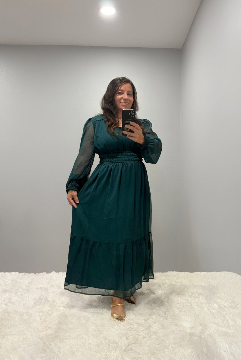 Vestido Verde Esmeralda.
